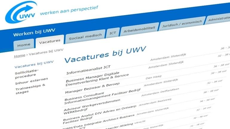 UWV werkloosheid gedaald juli 2018