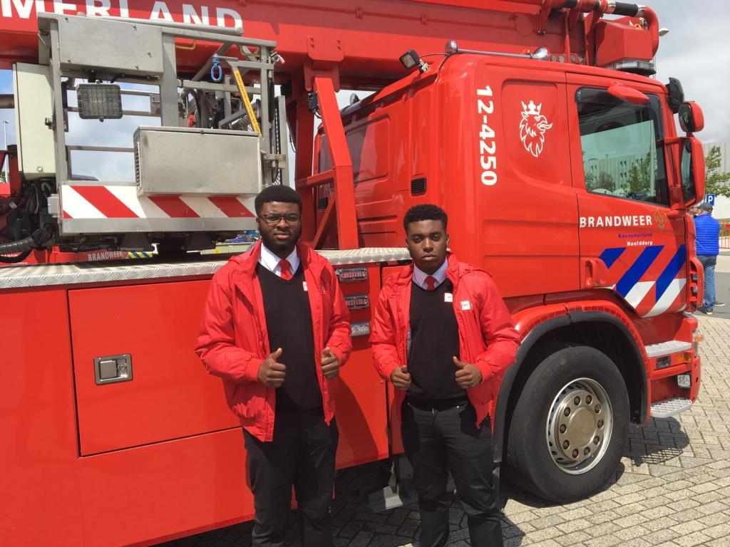 Studenten Beveiliging open dagen Brandweer