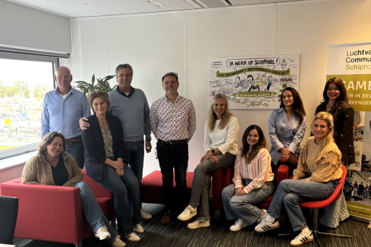 Feestelijk moment bij LCS