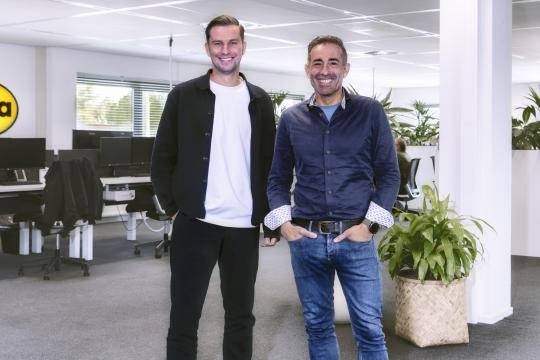 Niek en Eduardo Rotra