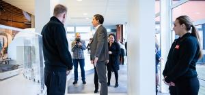 Opening security lane MCA door CEO Ruud Sondag